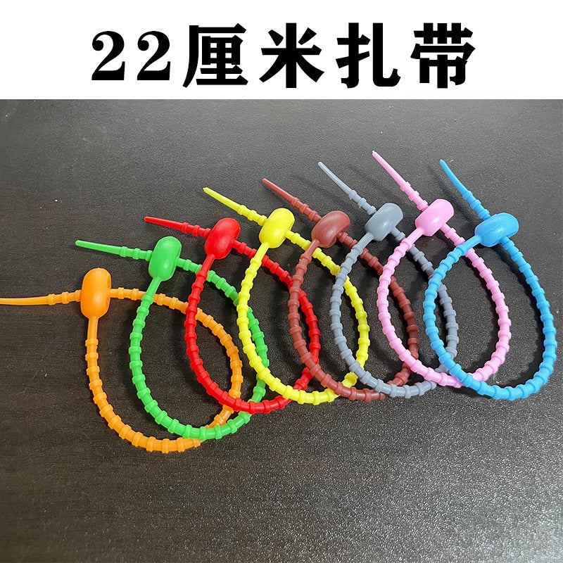 22Cm Strap Earphone Data Cable Daily Necessities Wire Storage Tadpole Silicone Cable Tie Diy Accessories Lanyard - Image 2